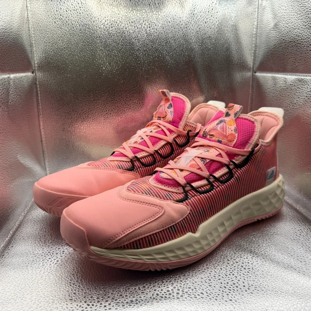 Size‎ 11 Adidas Pro Boost Low Day Of The Dead Mens Pink Athletic Shoes FZ3163